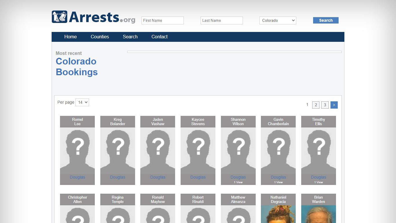 Colorado Arrests and Inmate Search